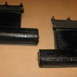 OD0704 Ventilatiepotten aan het dashboard voor Dyane. Links + rechts. Complete set, inclusief montage-materiaal.